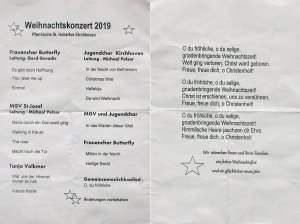 2019 Weihnachtskonzert